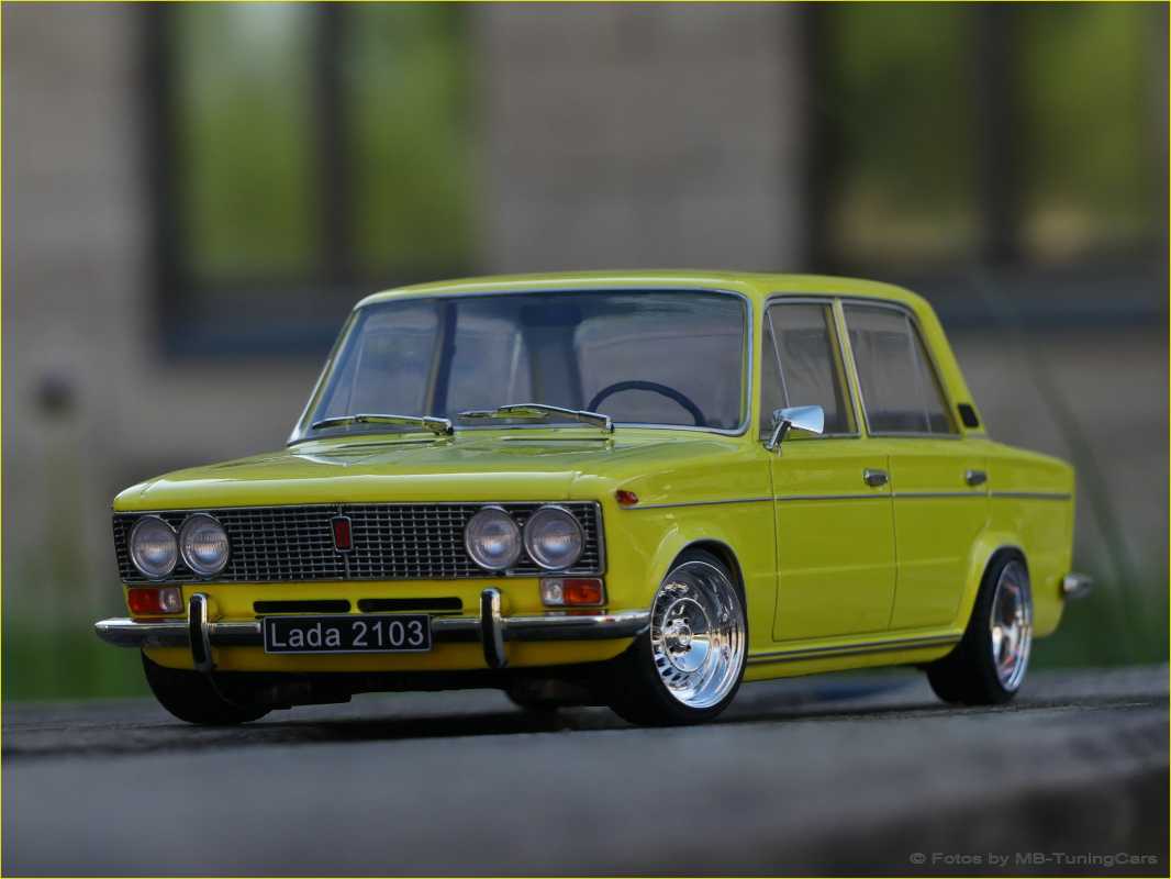 1:18 Lada 2103 DDR / Ost Car Gelb Edition inkl. OVP